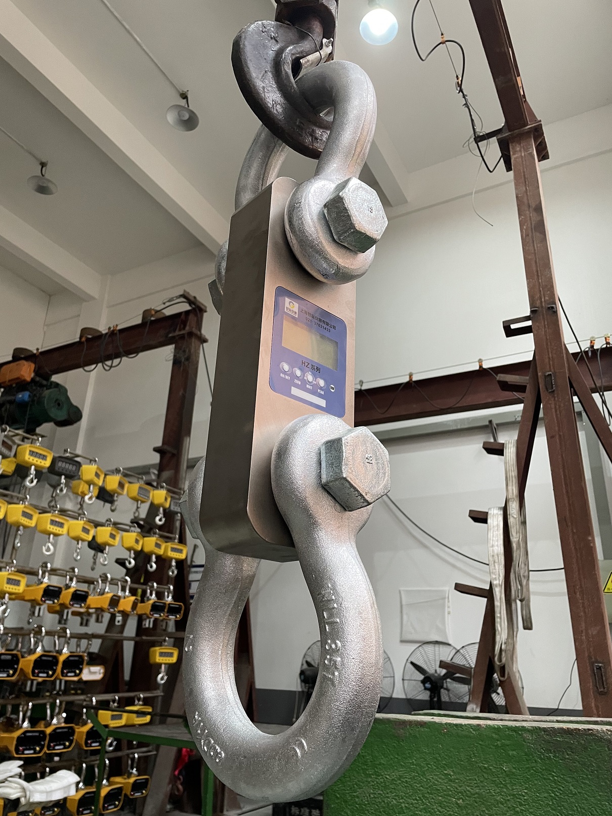 张拉设备校验测力计HZ-W3-50T 高精度力值标定工具